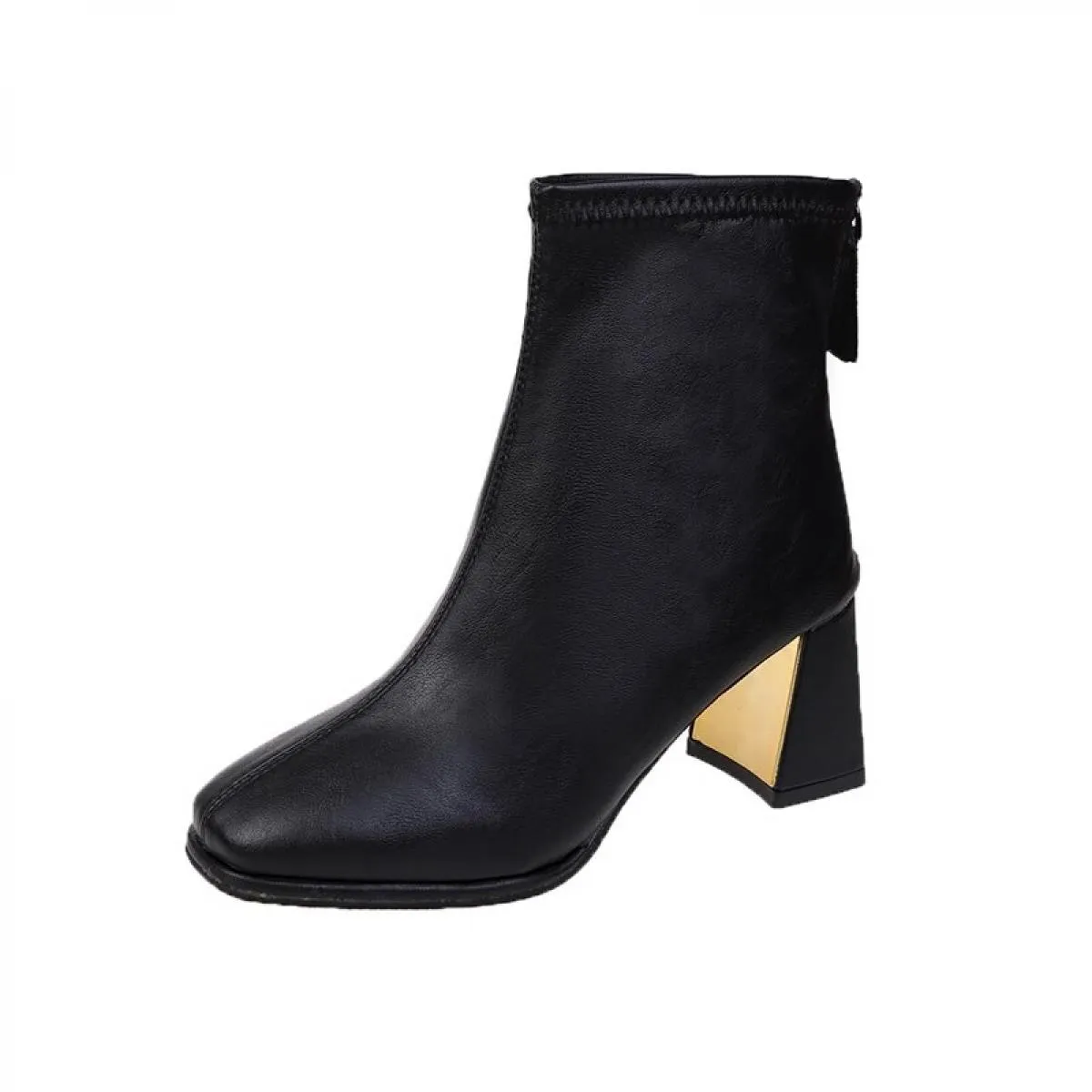 Stivaletti Tacchi Alti Mart Boots Shoe Stivali da Donna Stivaletti Moda in Pelle