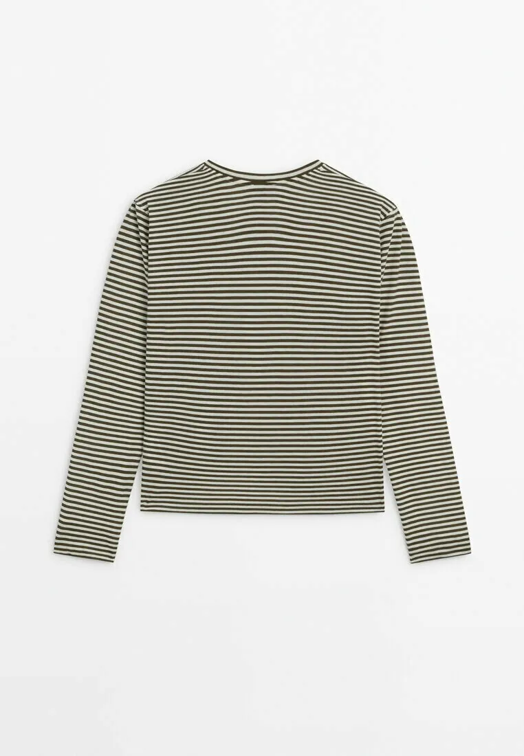STRIPED - Maglietta a manica lunga