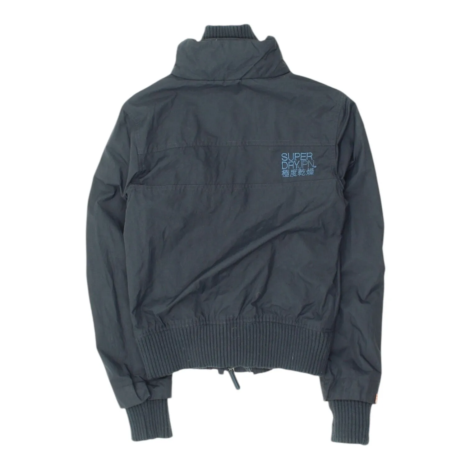Superdry Womens Navy Windbreaker Jacket | Vintage Casual Outdoors Designer VTG