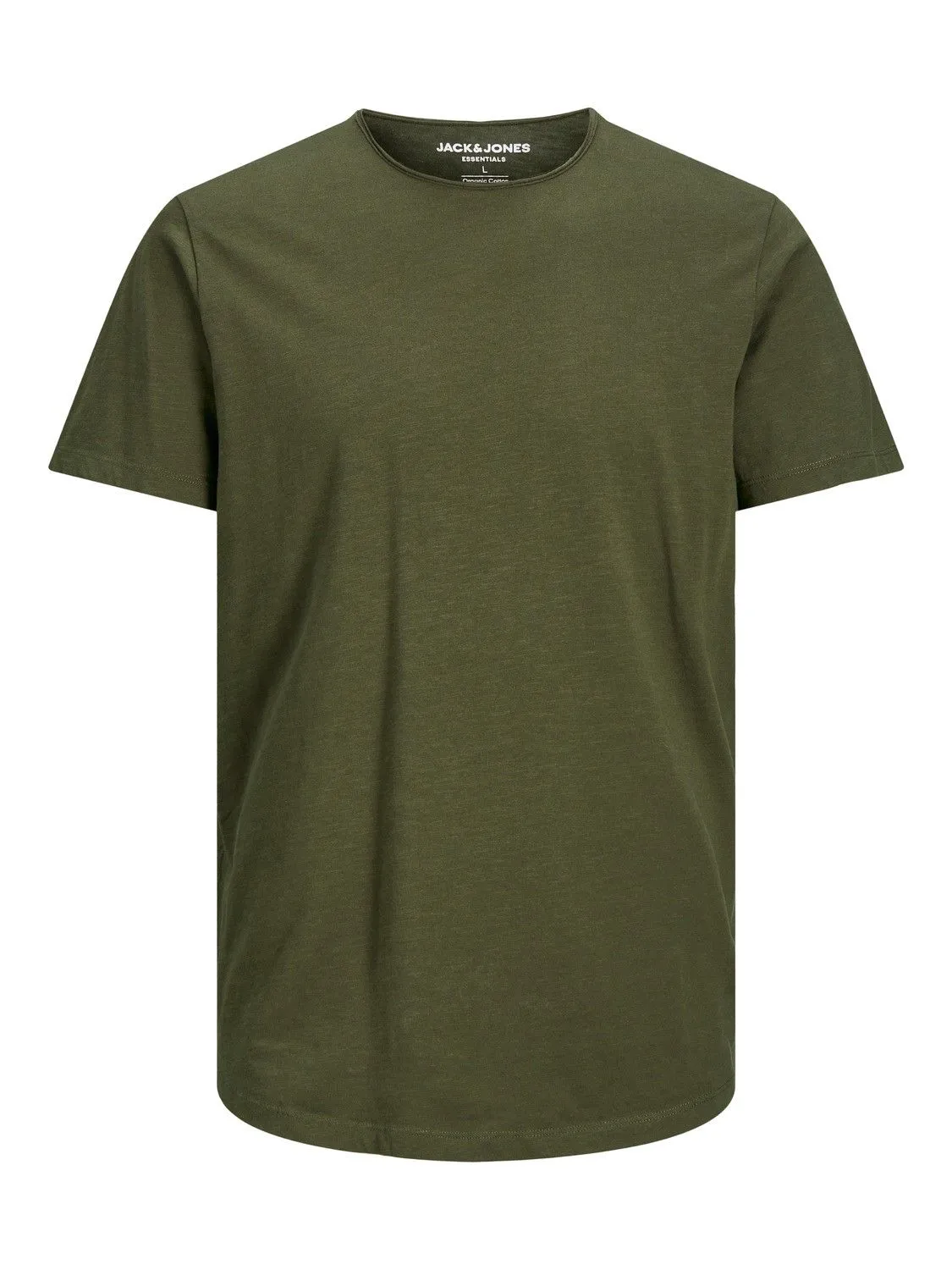 T-shirt Jack Jones JJEBASHER TEE O-NECK SS NOOS Verde Oliva