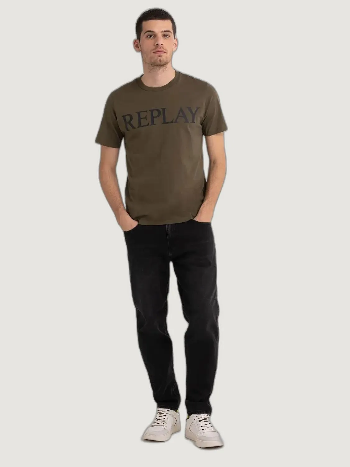 T-shirt Replay  Verde Oliva
