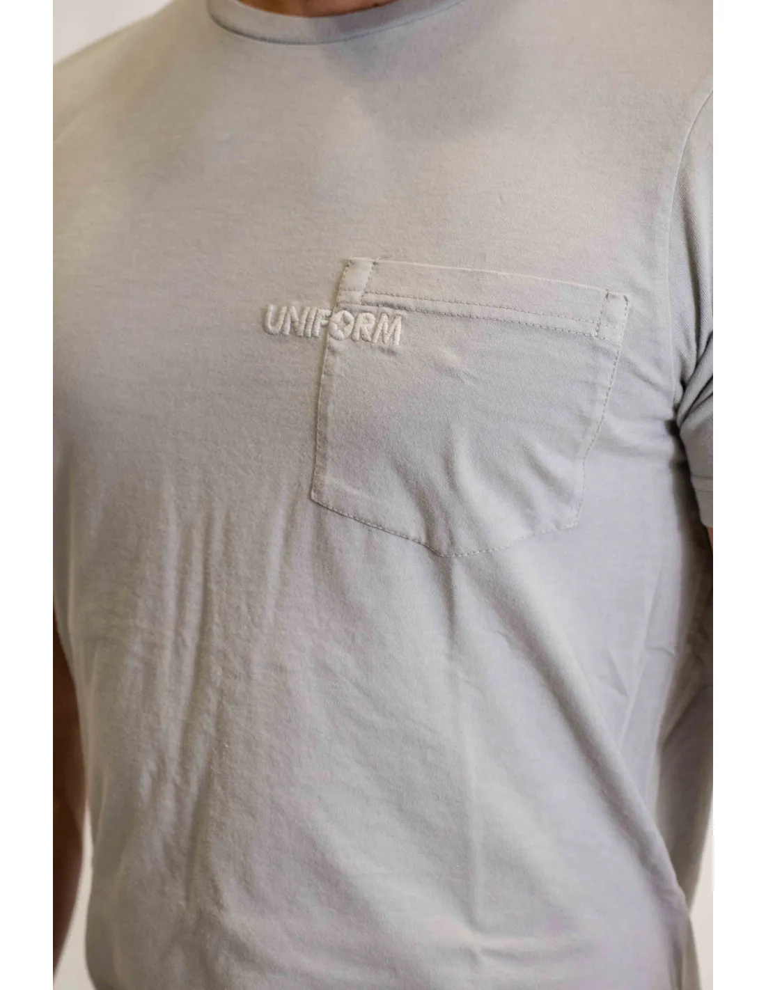 T-Shirt Uniform Jeans - Grigio Taschino
