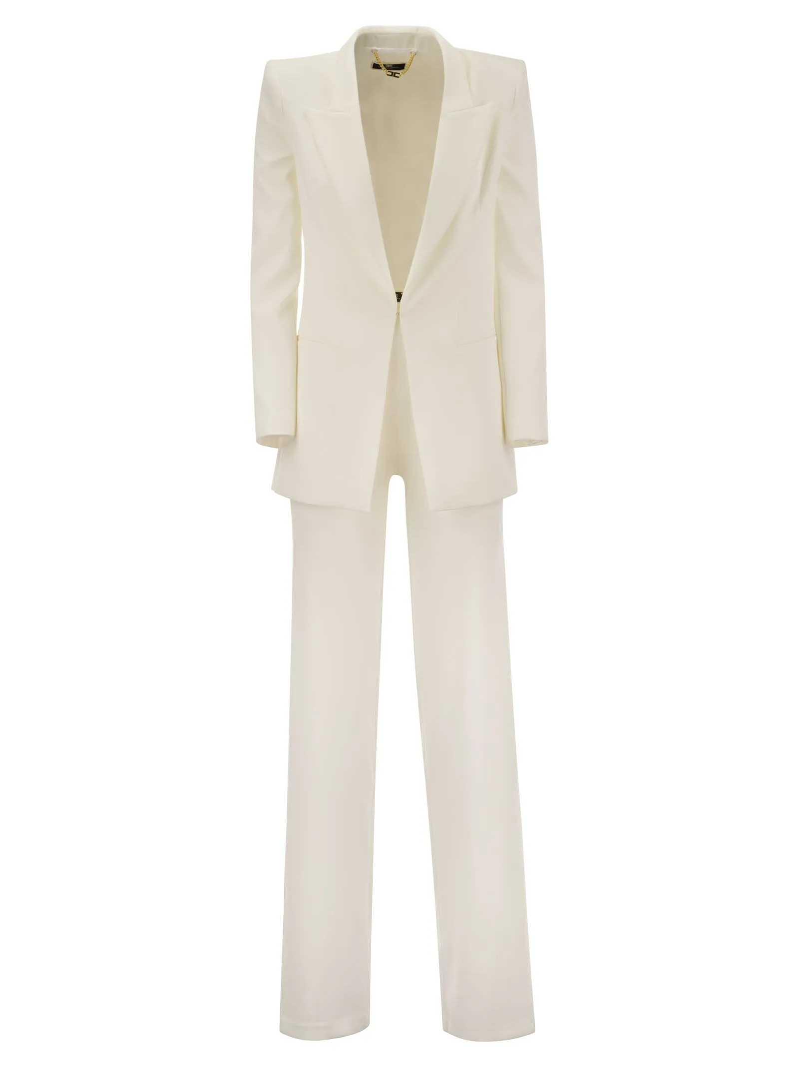 Tailleur giacca e pantalone in crêpe
