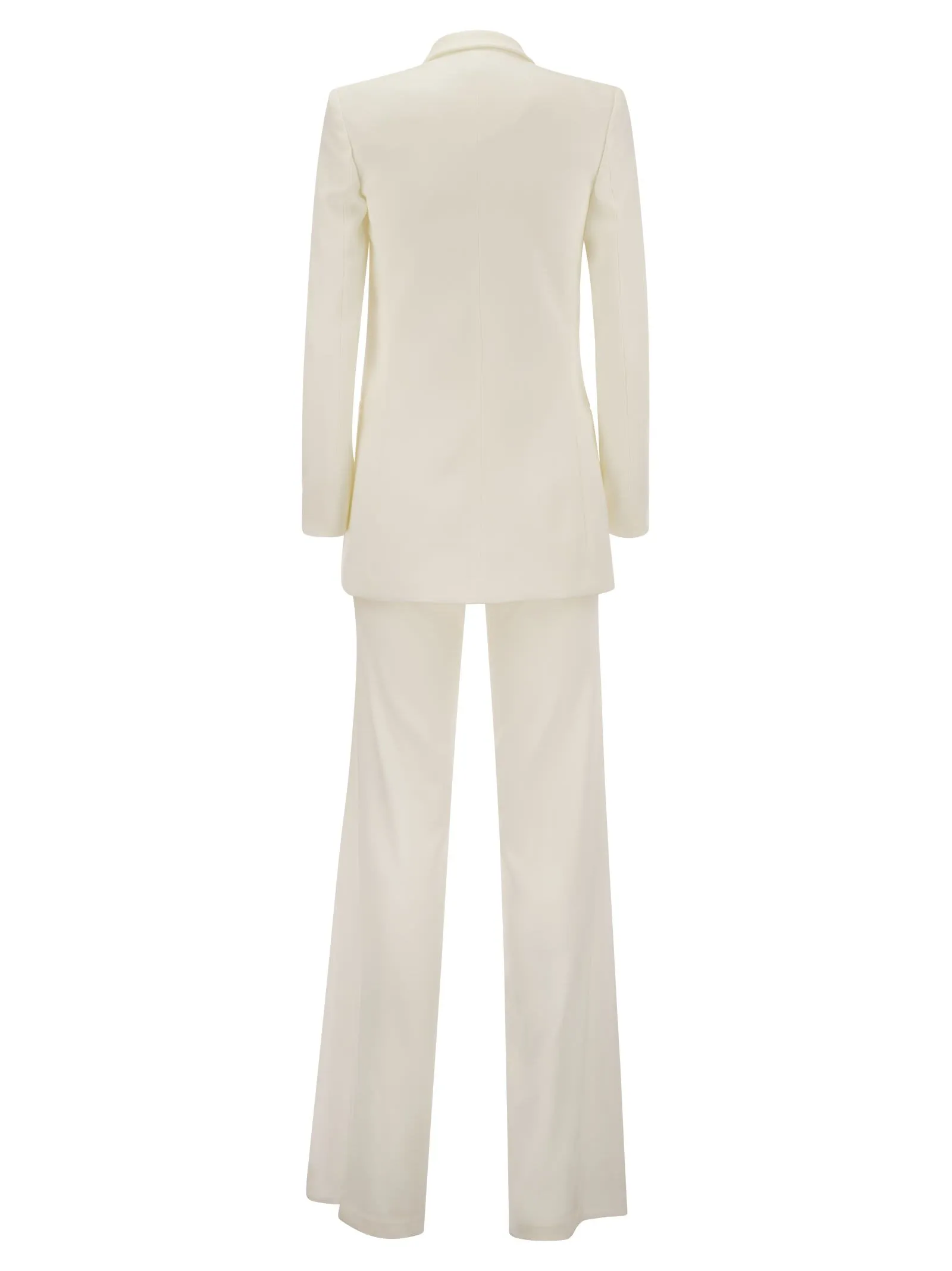 Tailleur giacca e pantalone in crêpe