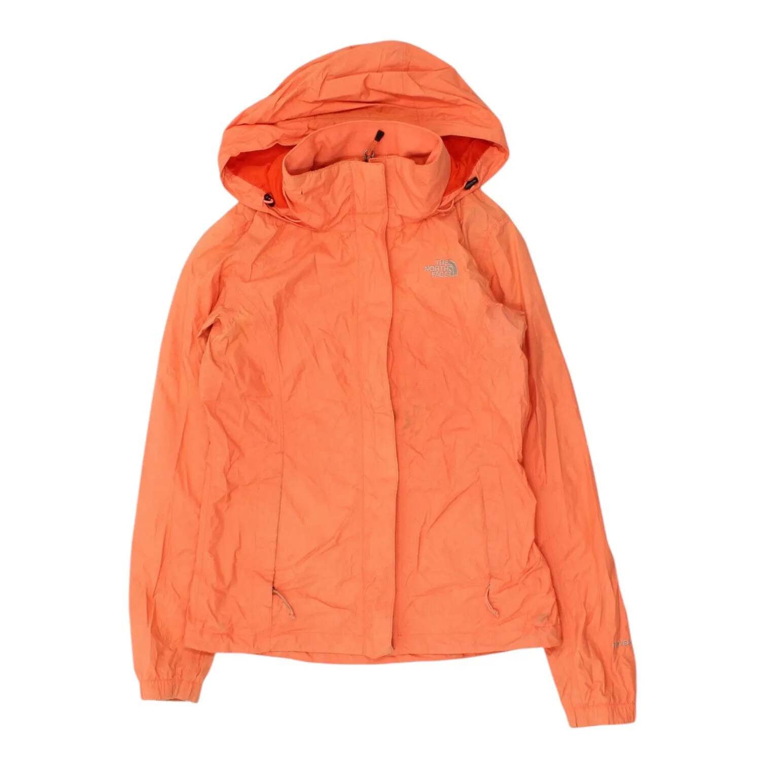 The North Face Womens Orange Hooded Rain Jacket | High End Designer Trekking VTG