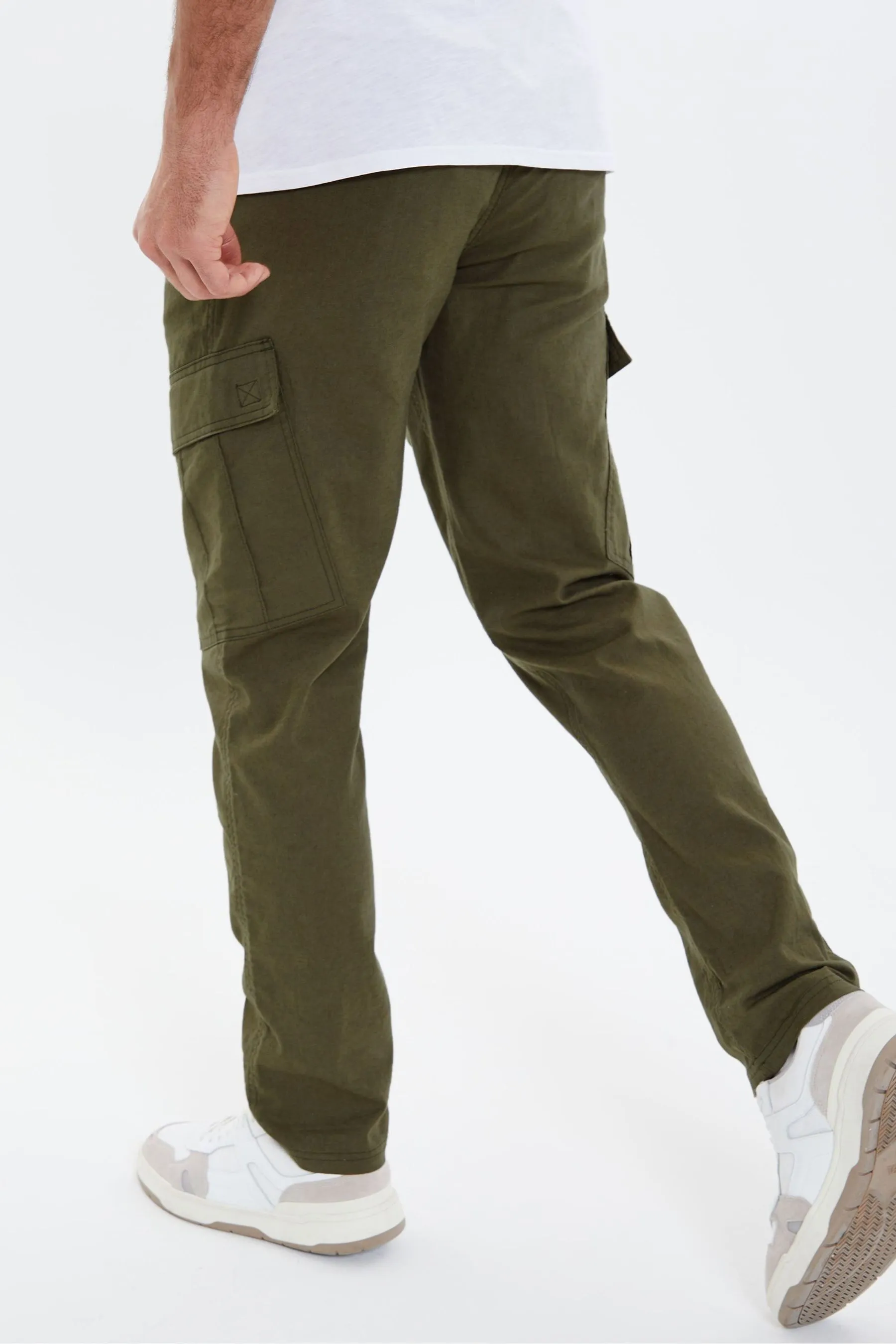 Threadbare - Pantaloni in Blend lino    