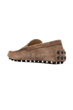 TOD'S Calzature,Mocassini Mocassino in pelle scamosciata marrone 