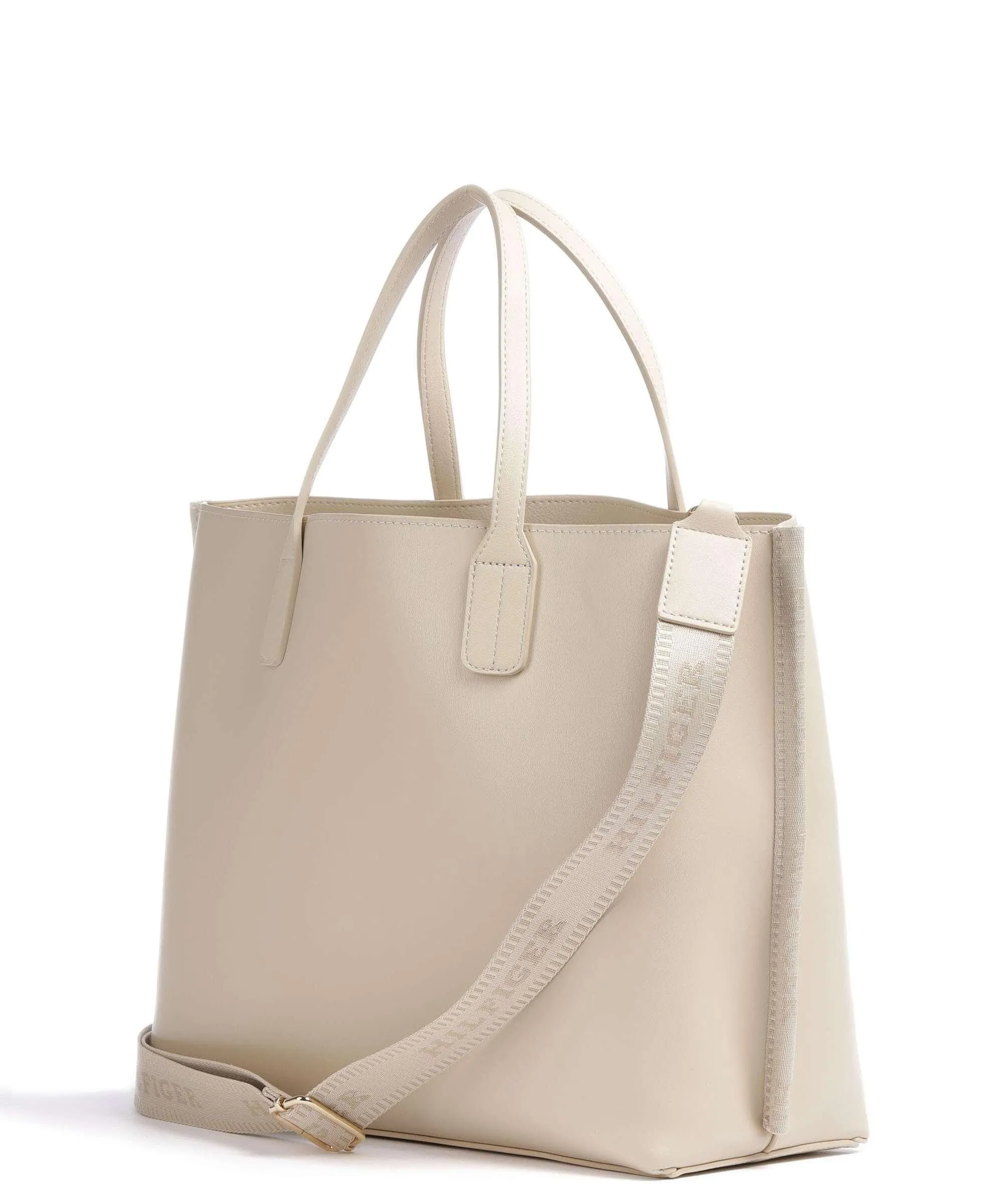  Tommy Hilfiger Iconic Borsa a mano pelle sintetica avorio  