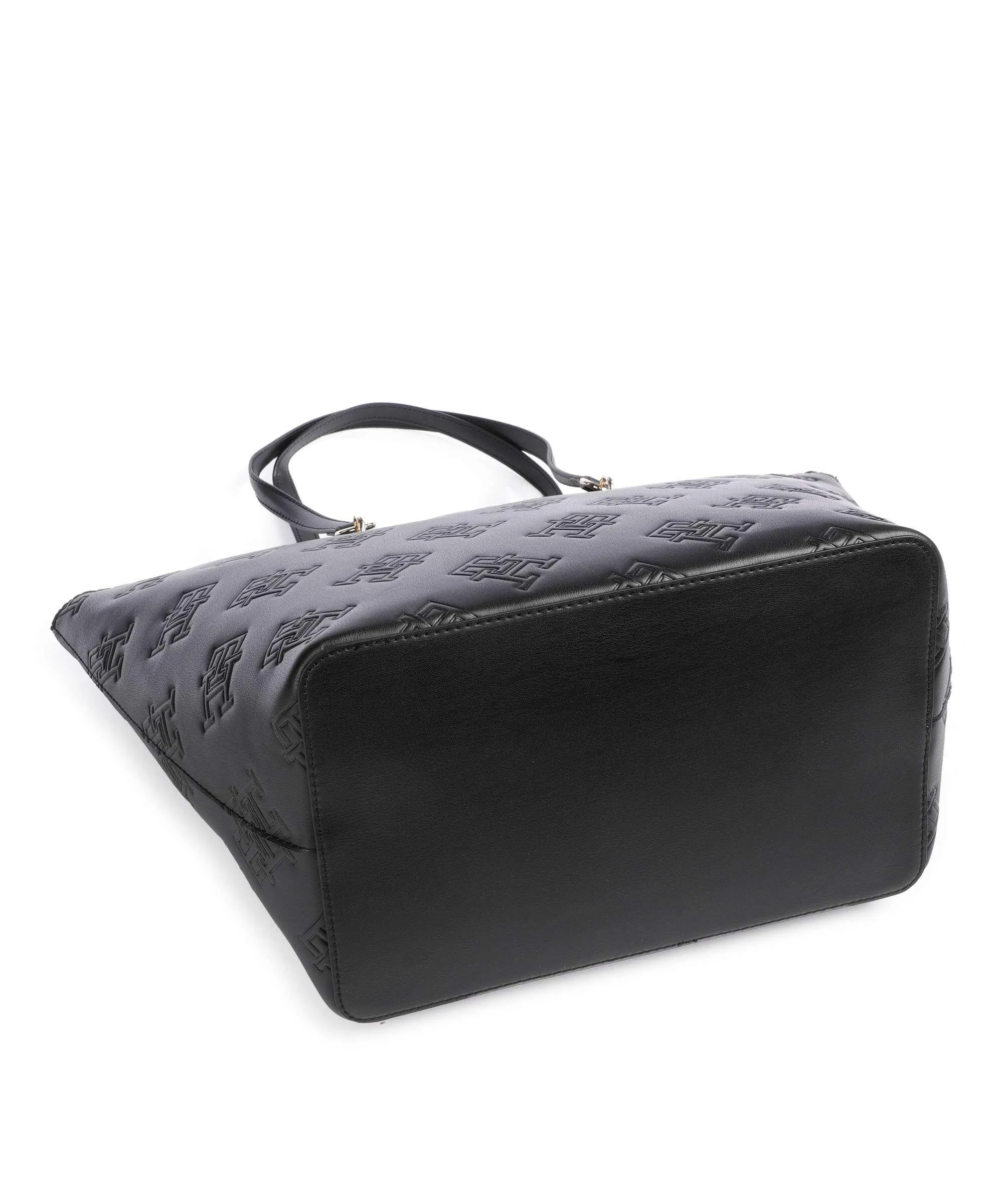  Tommy Hilfiger TH Refined Borsa shopper pelle sintetica nero  