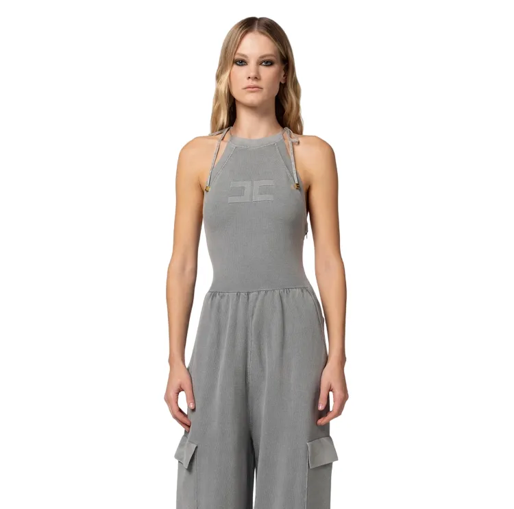 Tuta in cotone stone wash