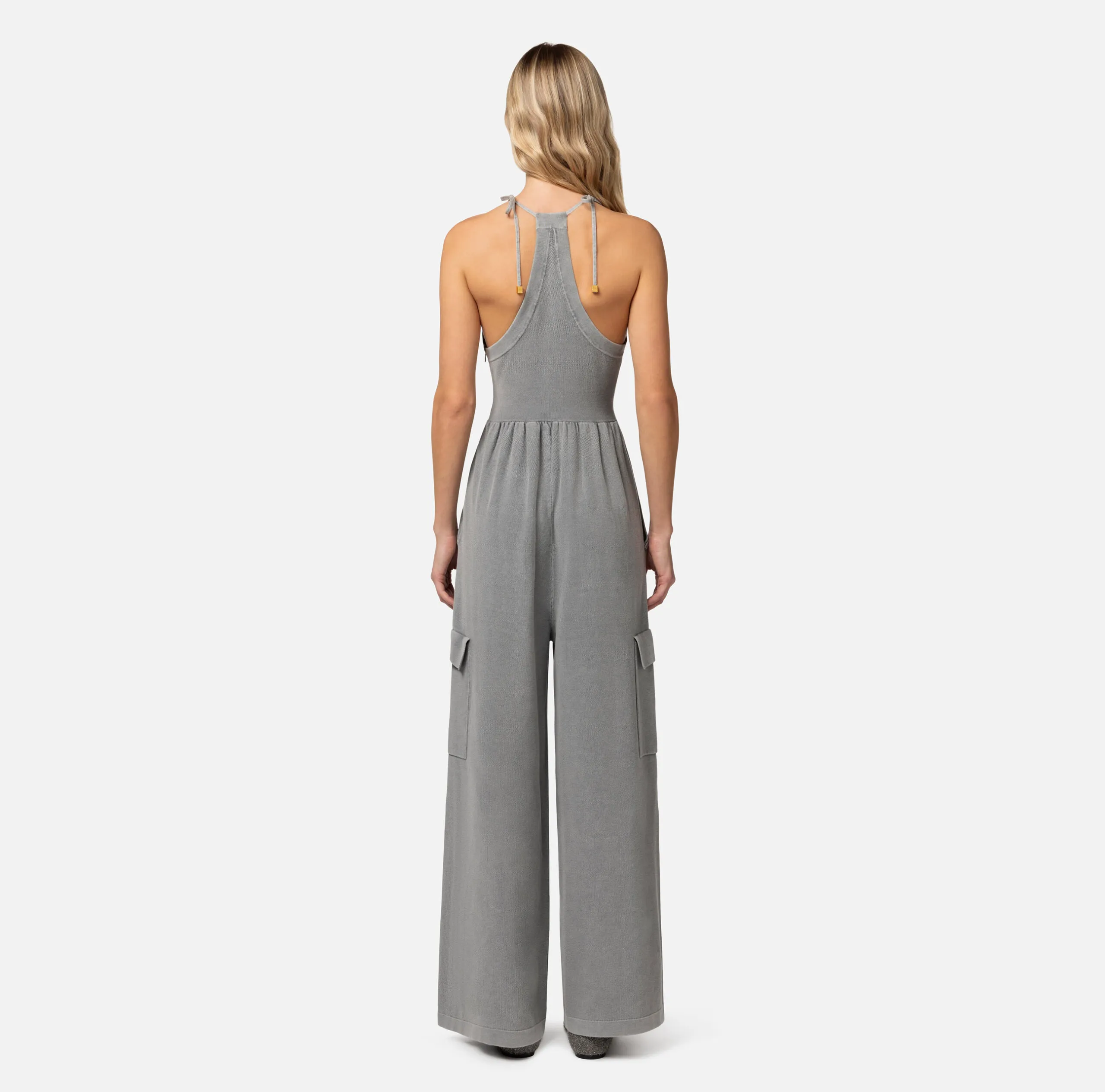 Tuta in cotone stone wash