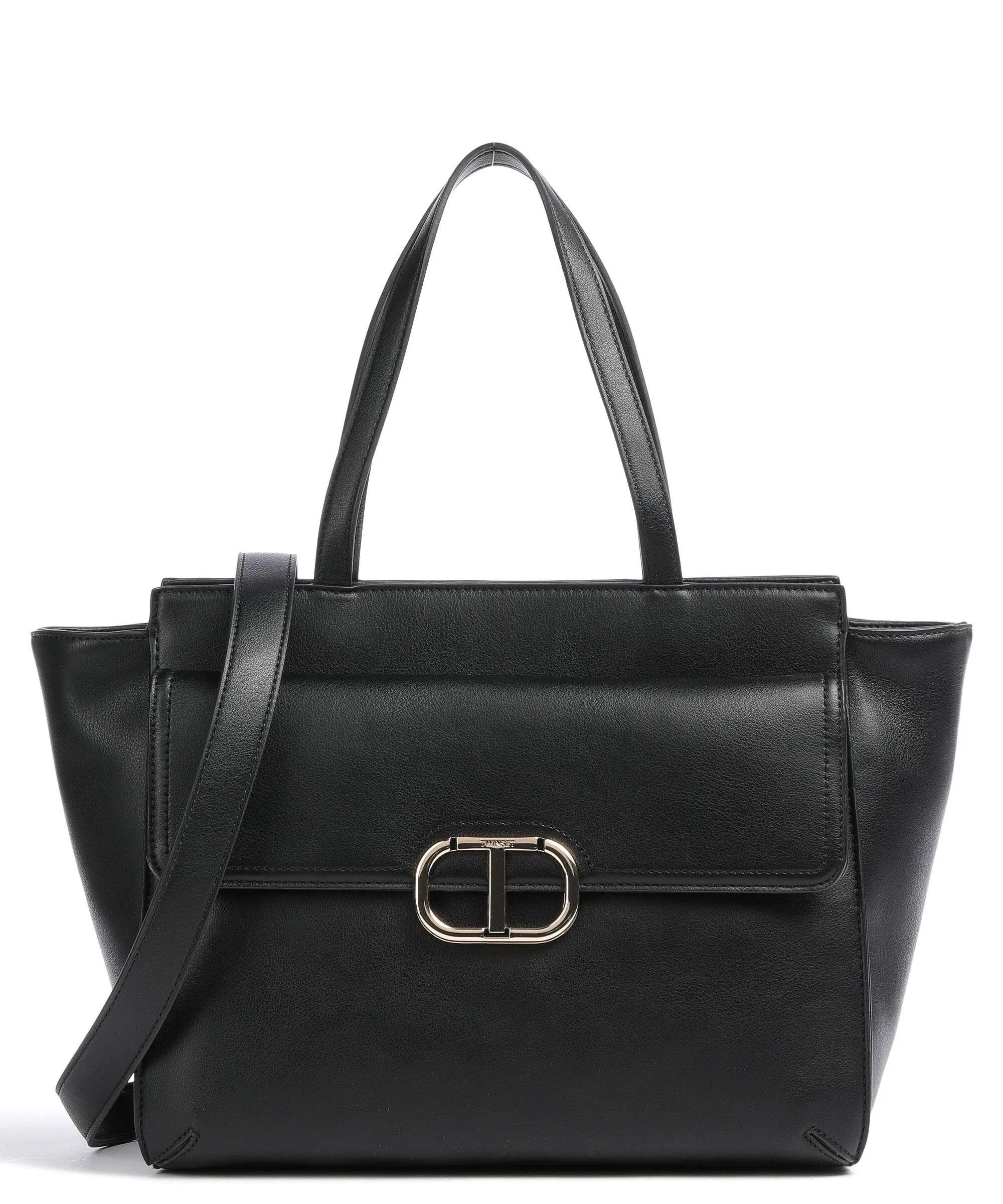  Twinset Madame Borsa shopper pelle sintetica nero  