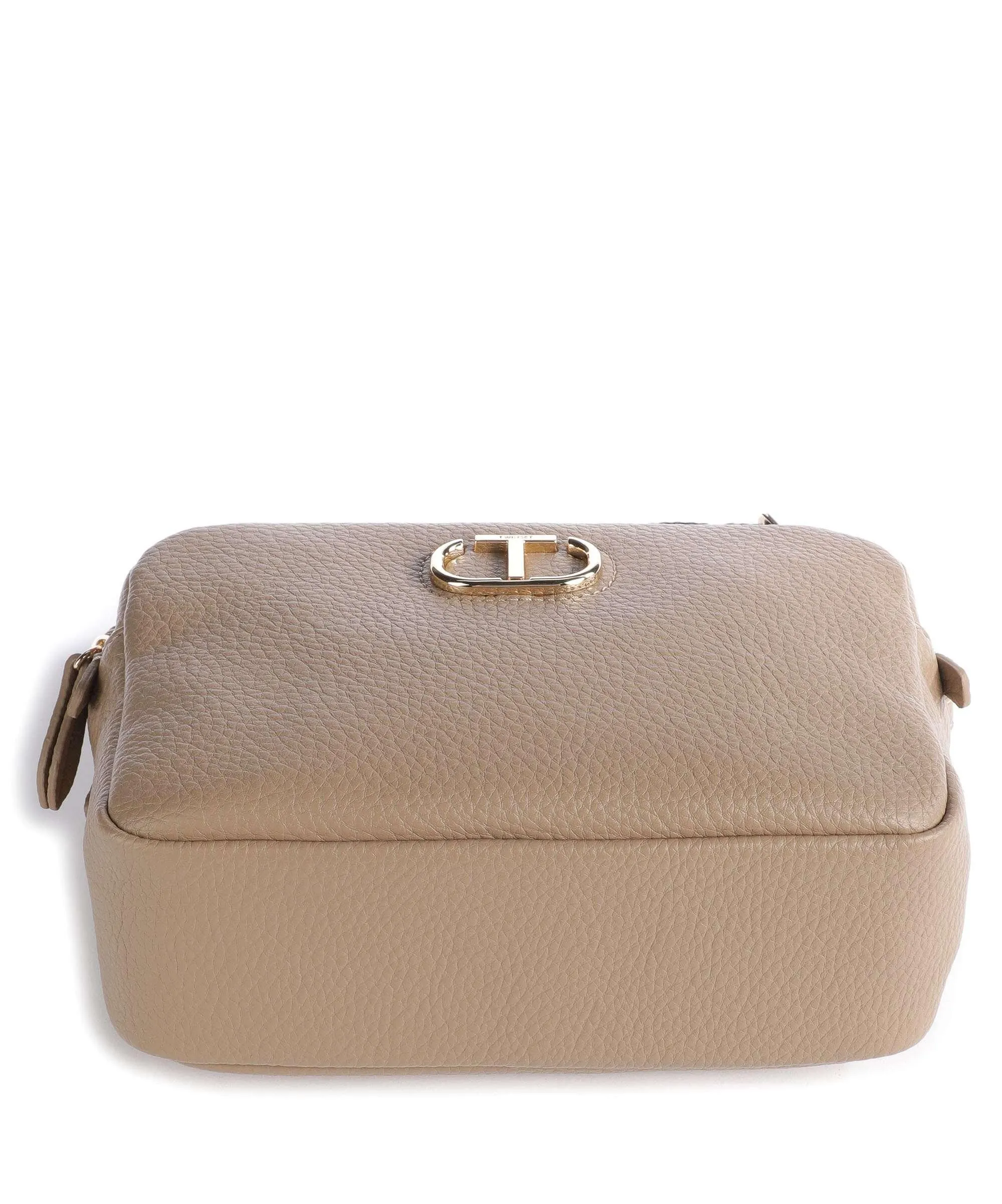  Twinset Soft Grain Borsa a tracolla pelle sintetica taupe  