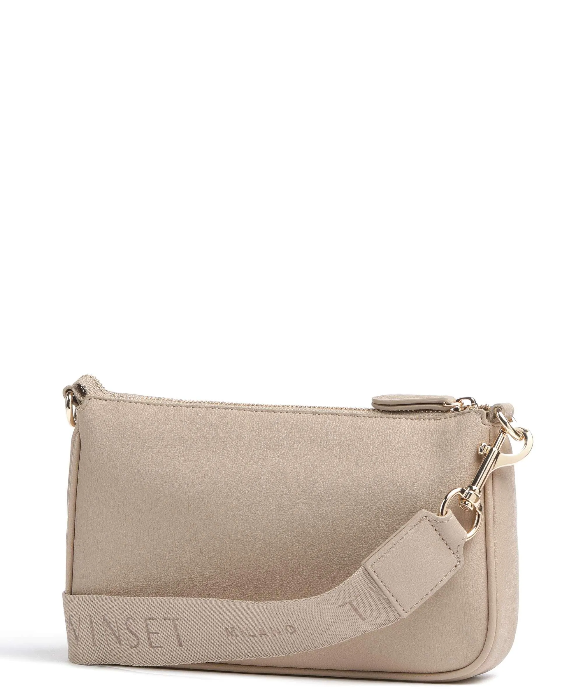  Twinset Together Borsa a tracolla pelle sintetica marrone  