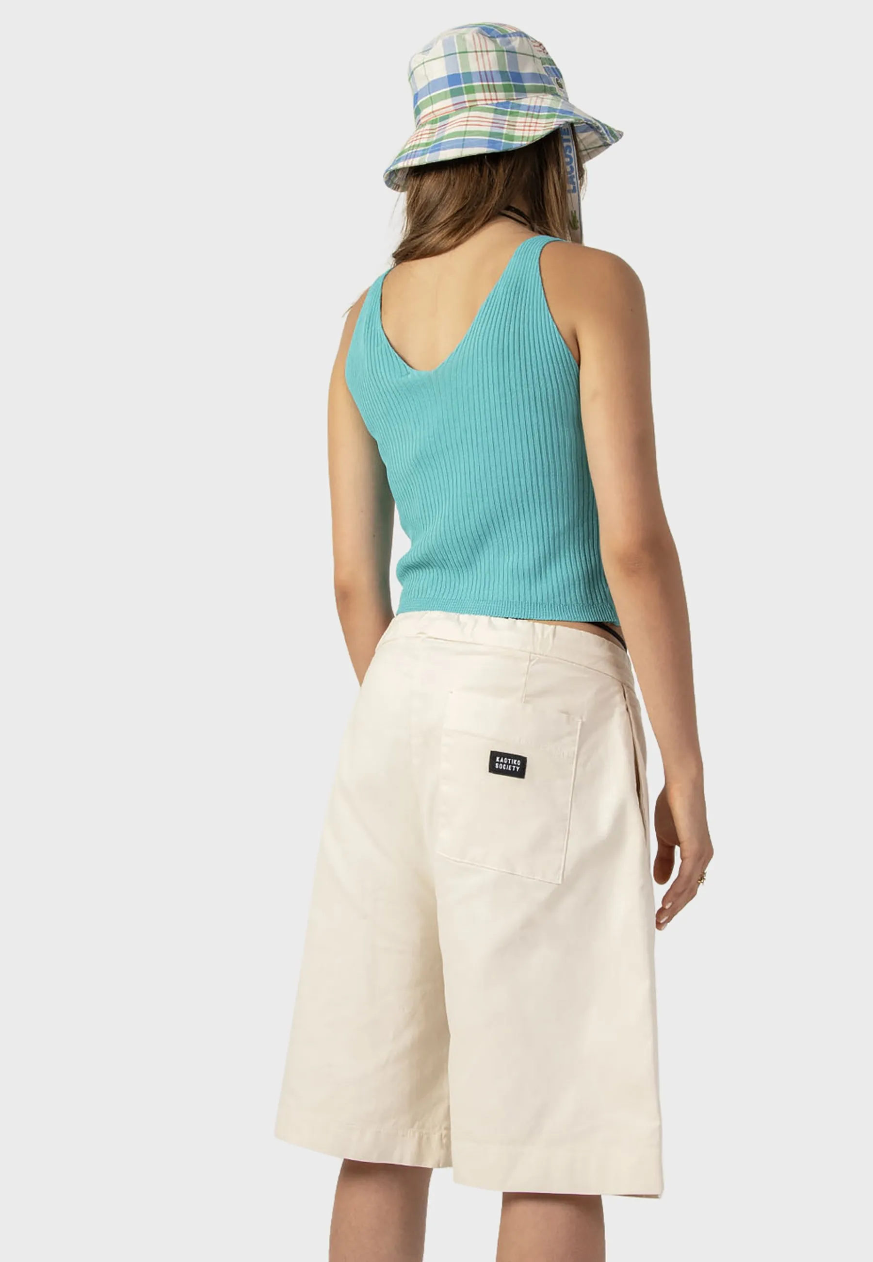 UNISEX RELAXED CANVAS PLEATED - Shorts