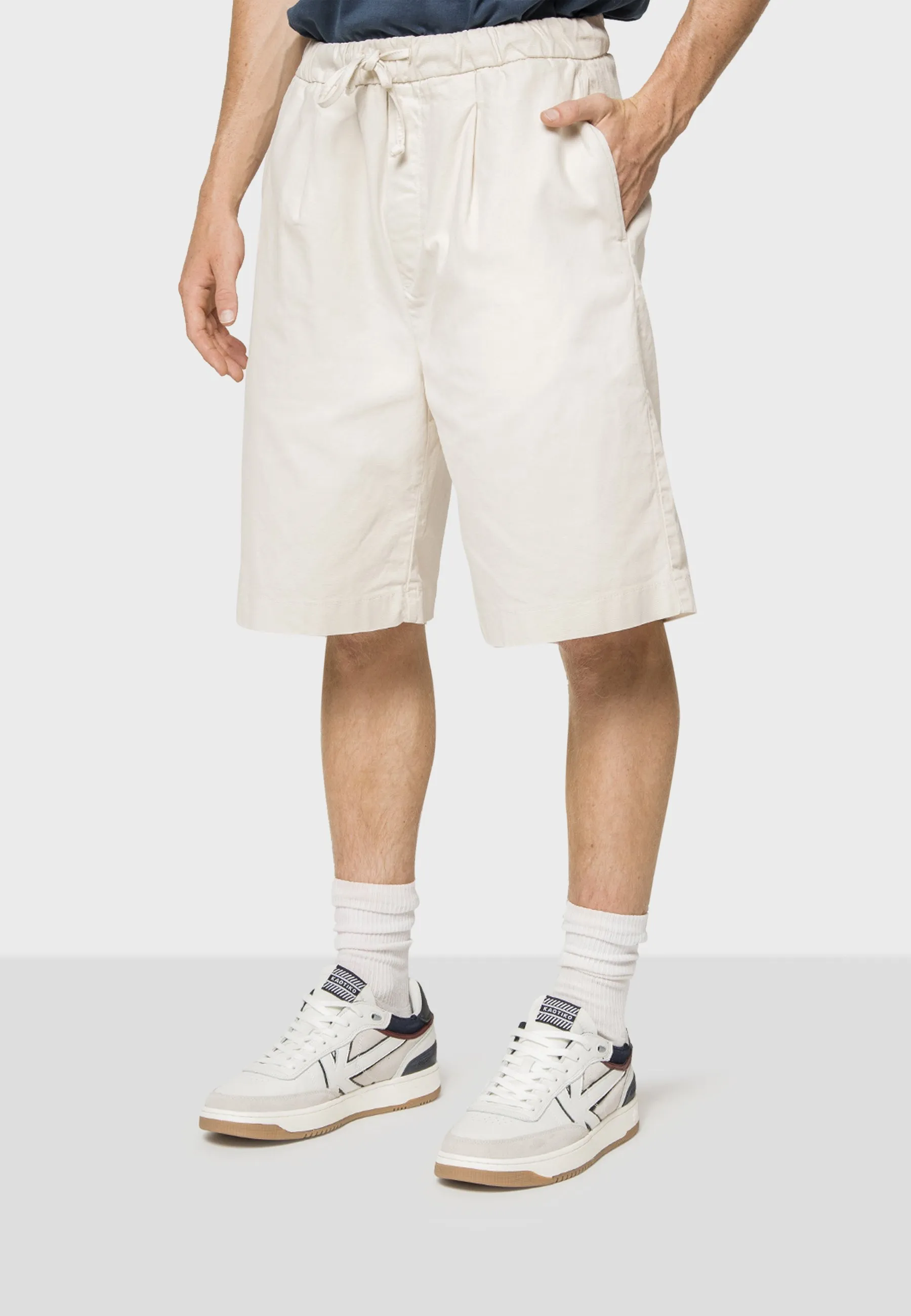 UNISEX RELAXED CANVAS PLEATED - Shorts