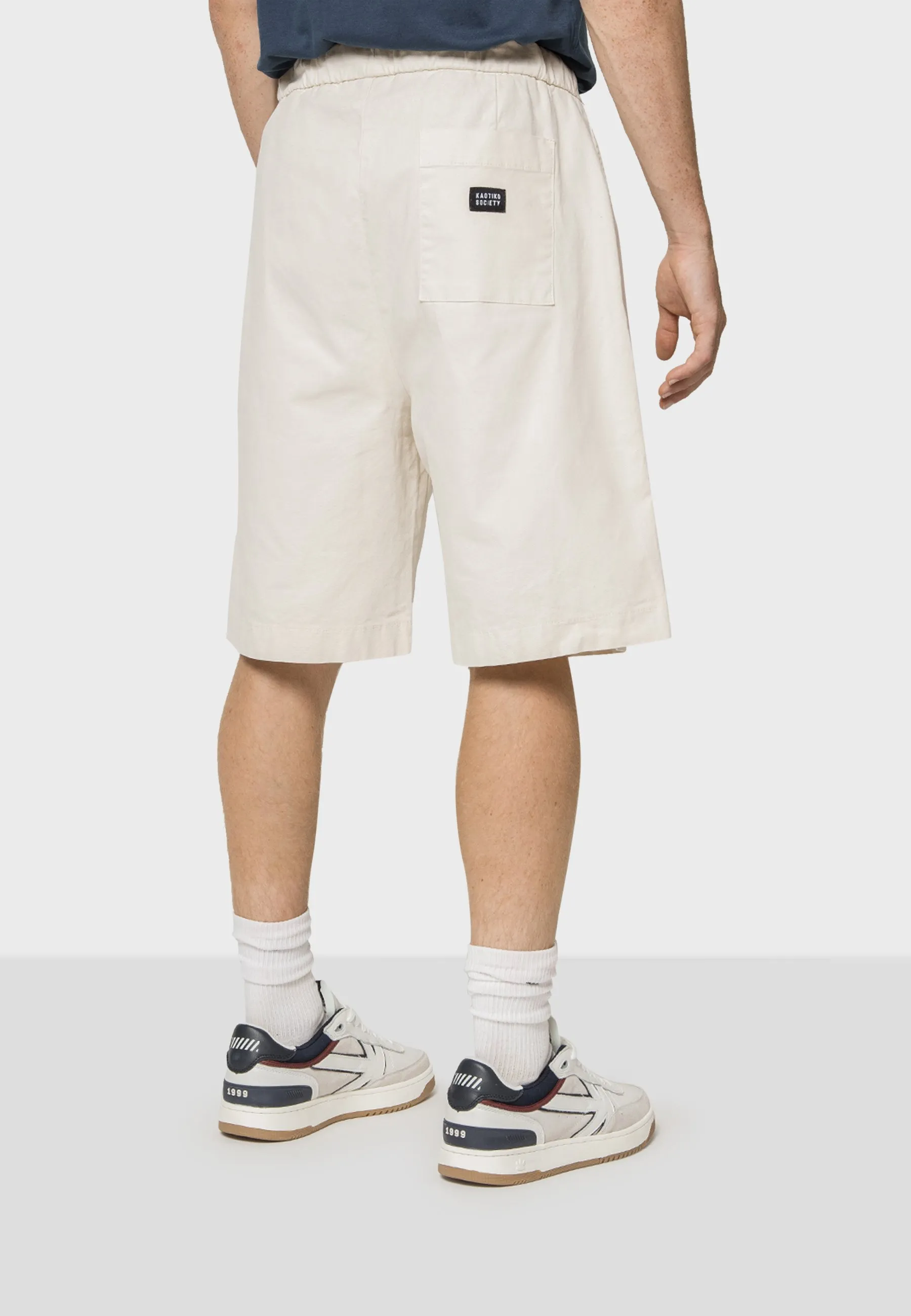 UNISEX RELAXED CANVAS PLEATED - Shorts