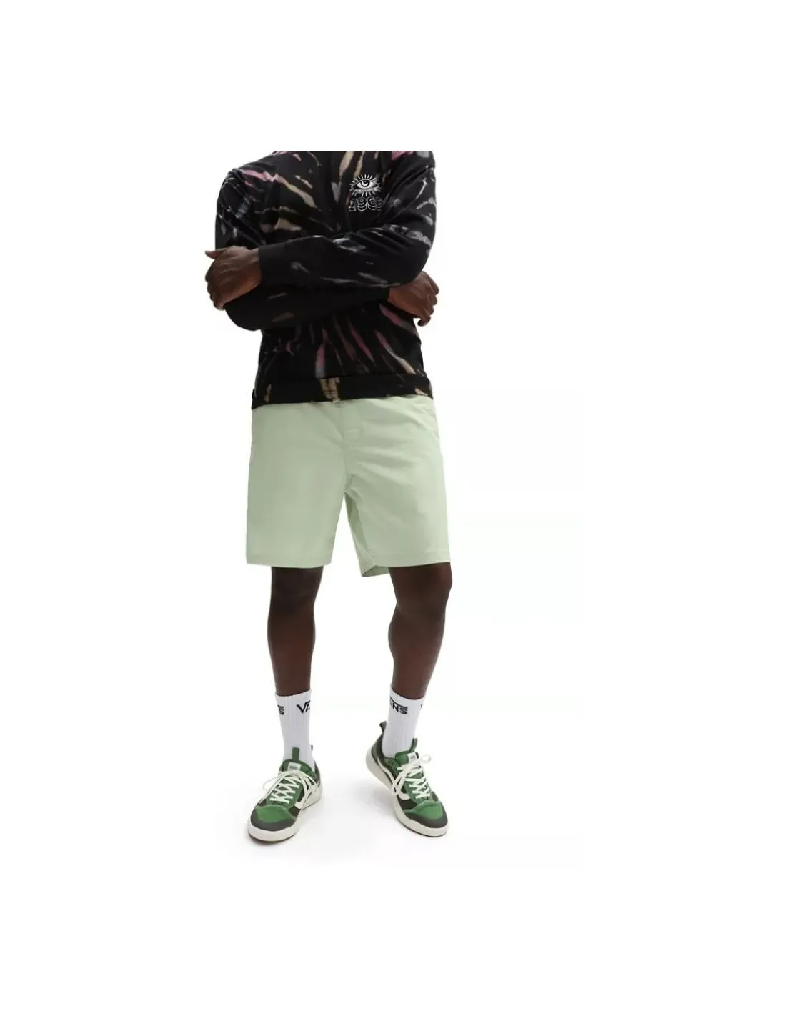 Vans Mn Range Relaxed Elastic Shorts Celadon Green