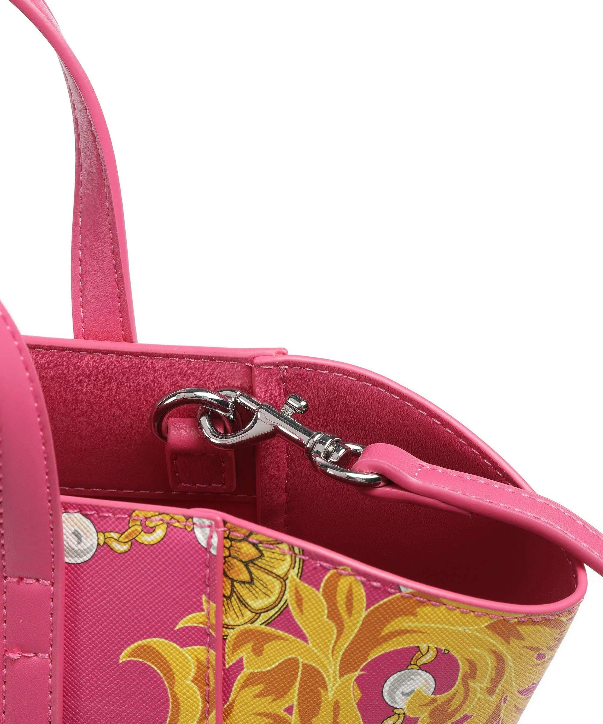  Versace Jeans Couture Graphic Borsa a mano pelle sintetica pink  