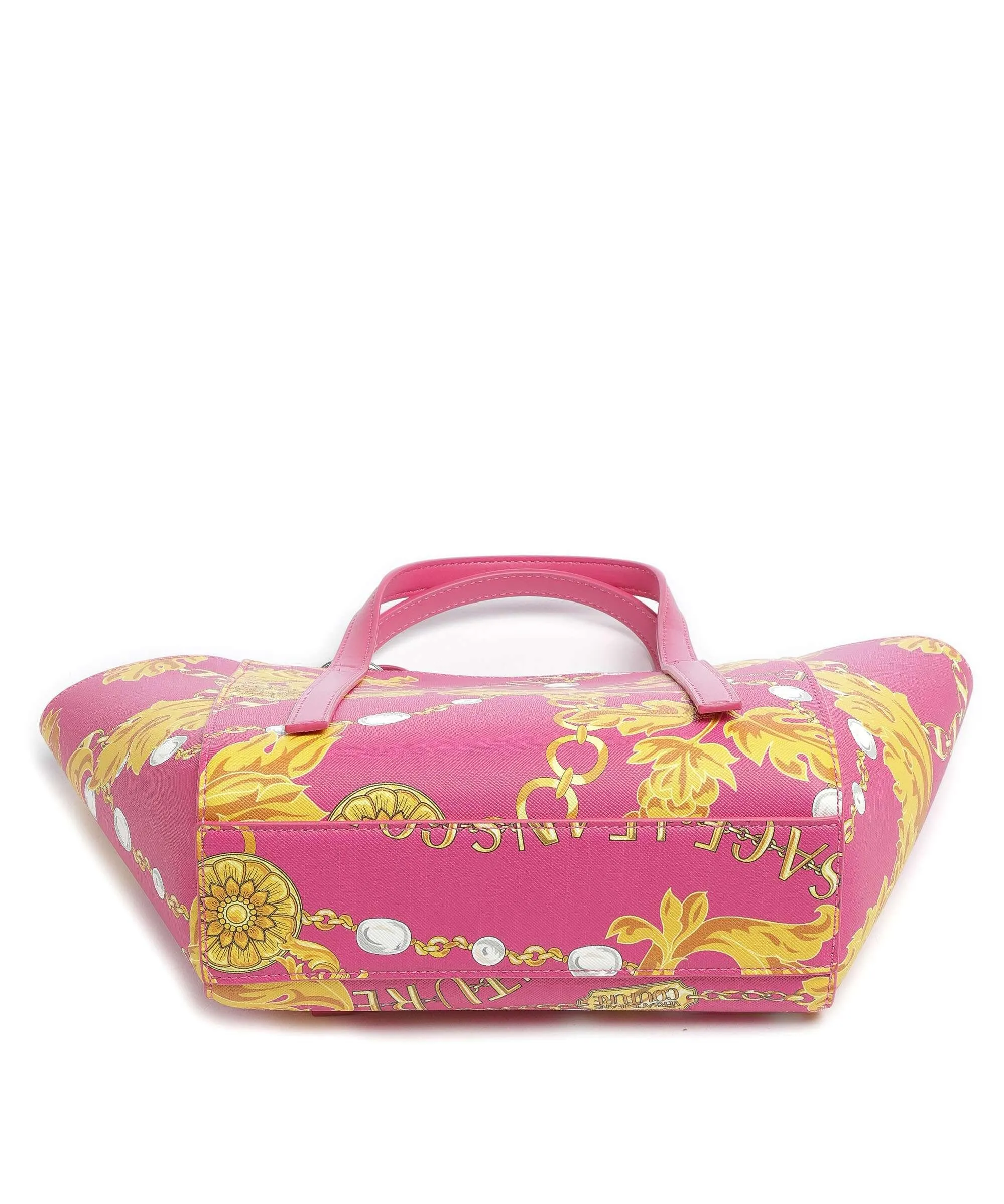  Versace Jeans Couture Graphic Borsa a mano pelle sintetica pink  