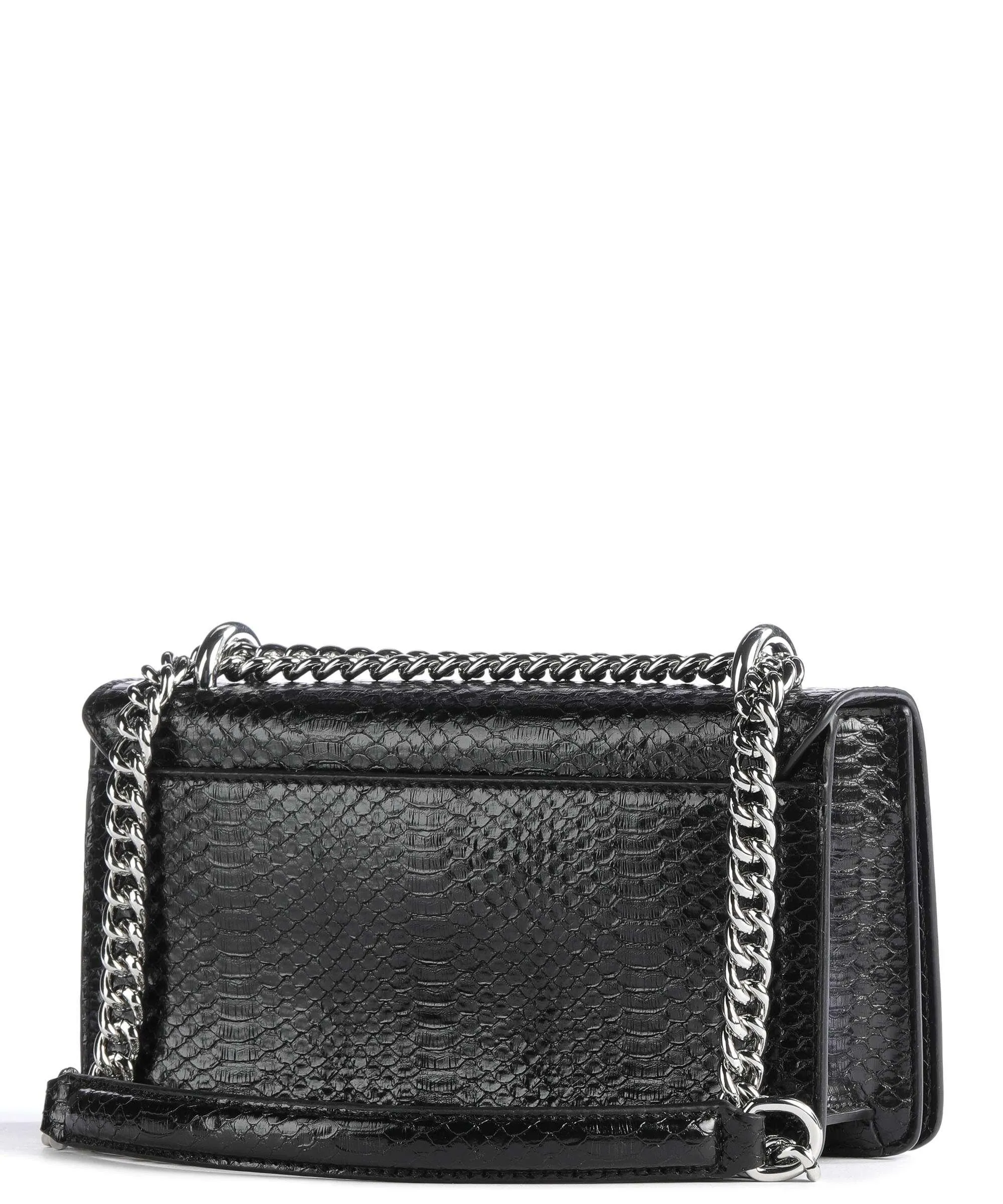  Versace Jeans Couture Logo Lock Borsa a spalla pelle sintetica nero  