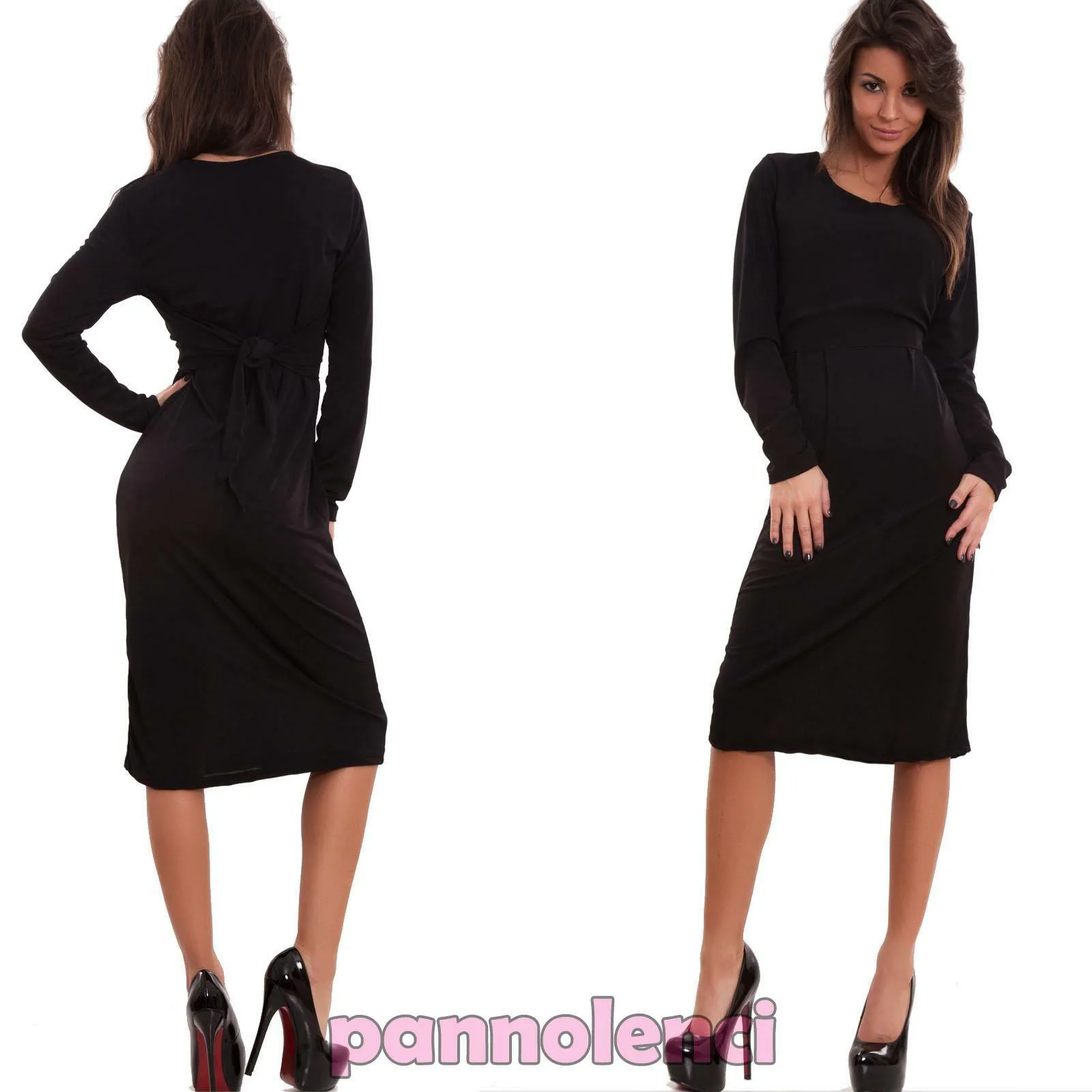 Vestito donna abito tubino AS-1356