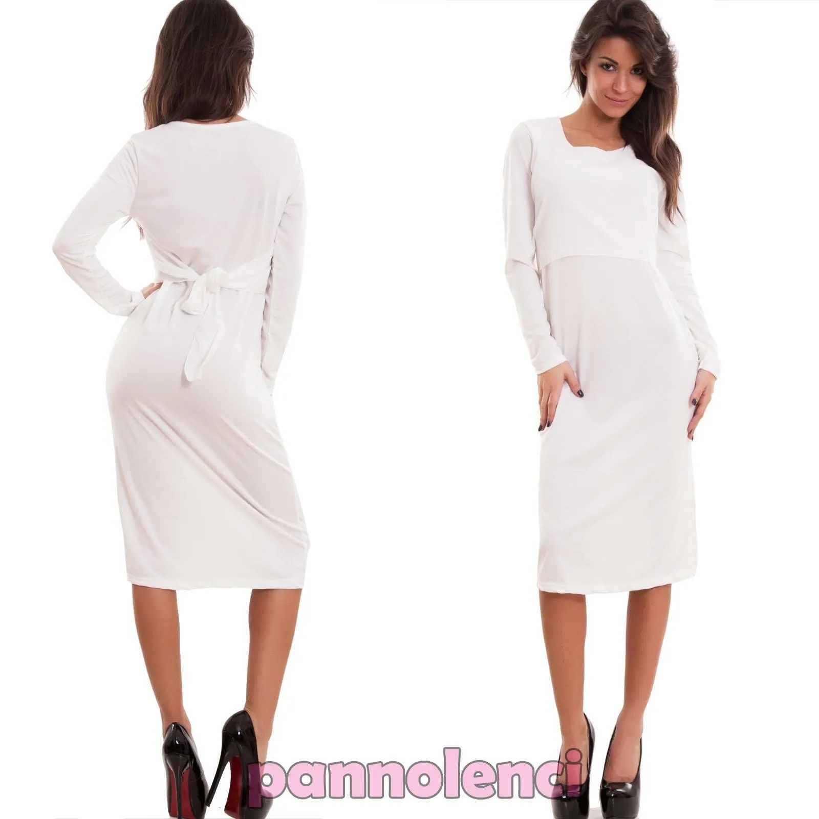 Vestito donna abito tubino AS-1356