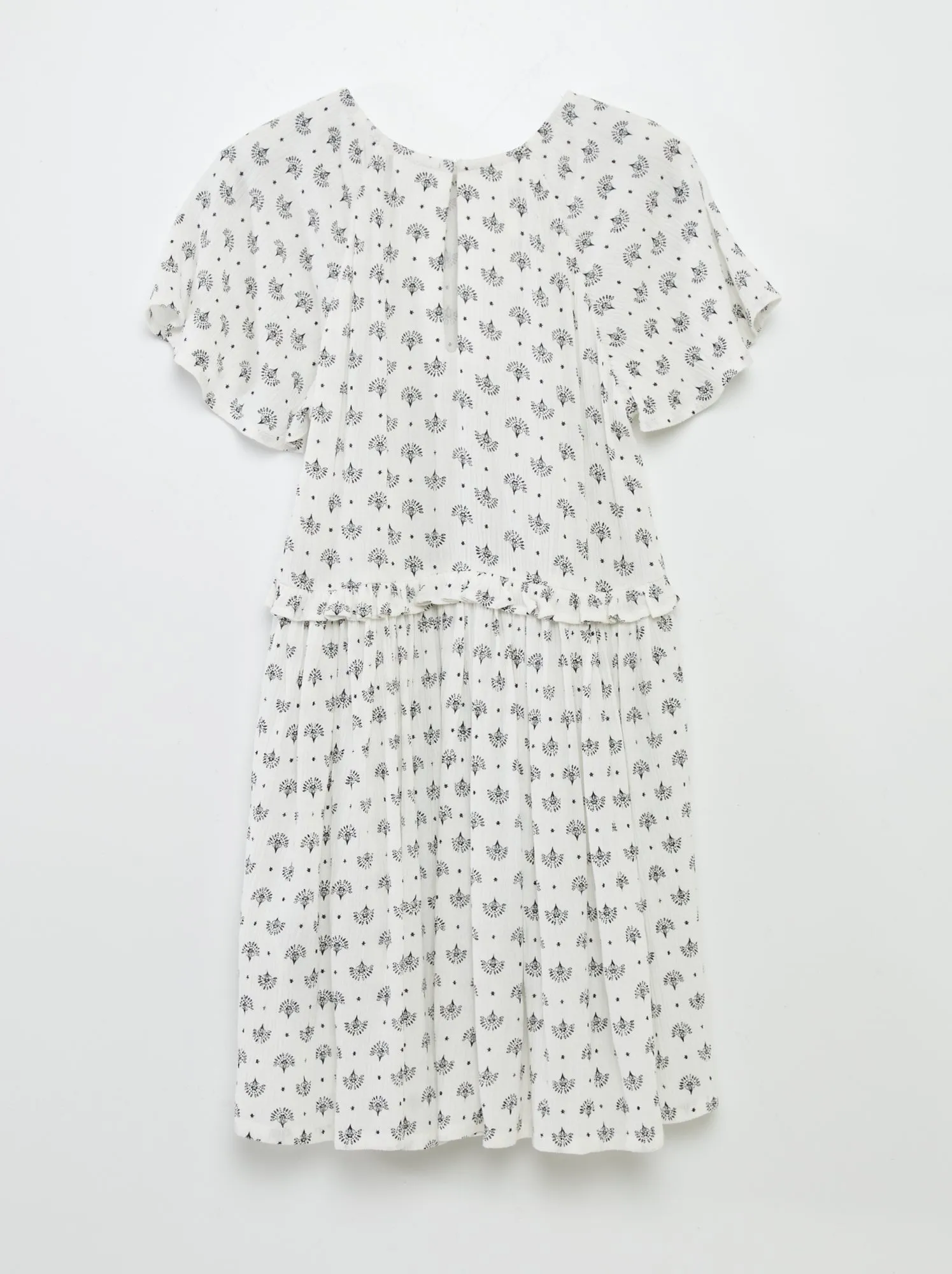 Vestito in tessuto crêpe - BIANCO