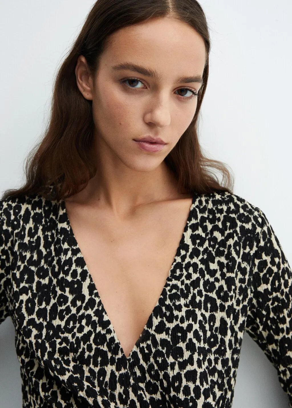 Vestito texture animal print