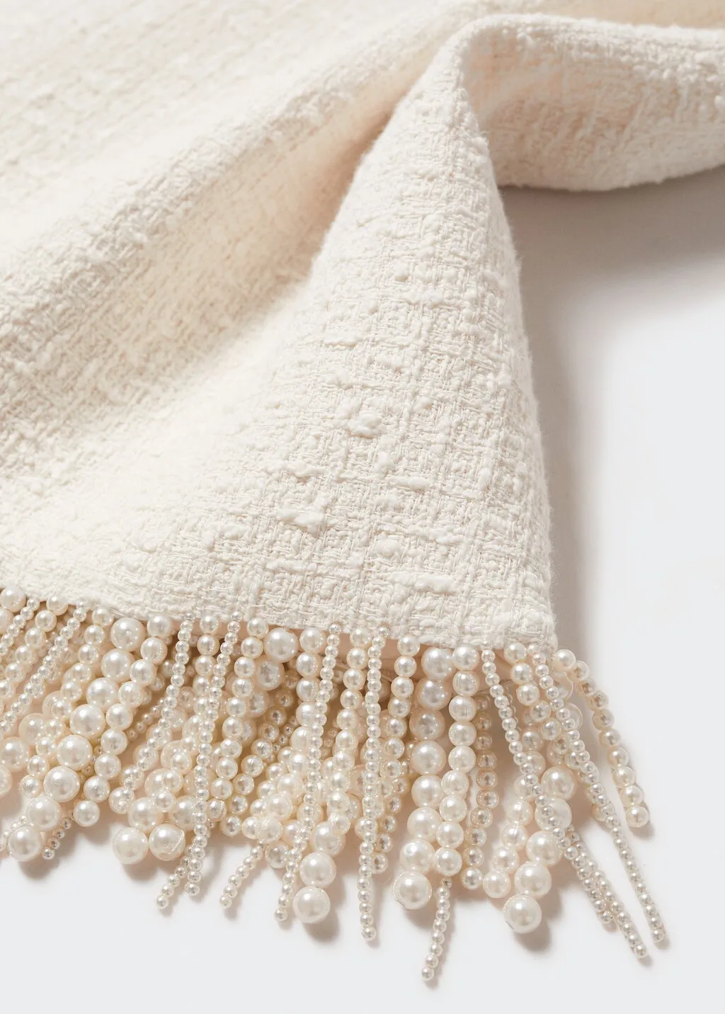 Vestito texture perle