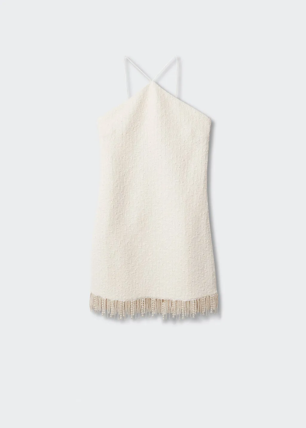 Vestito texture perle