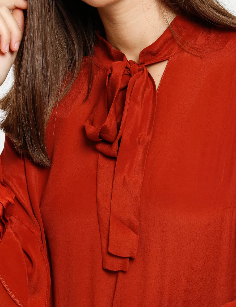 Vestito Twin Set con dettagli plissé