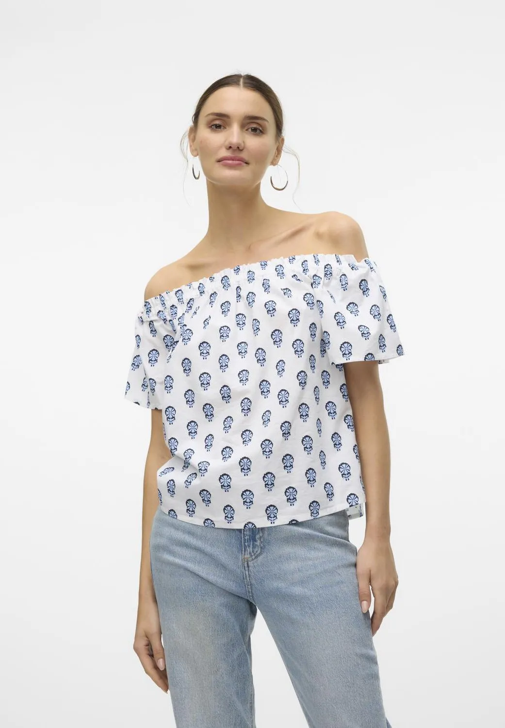 VMMYKONOS OFF SHOULDER - Camicetta