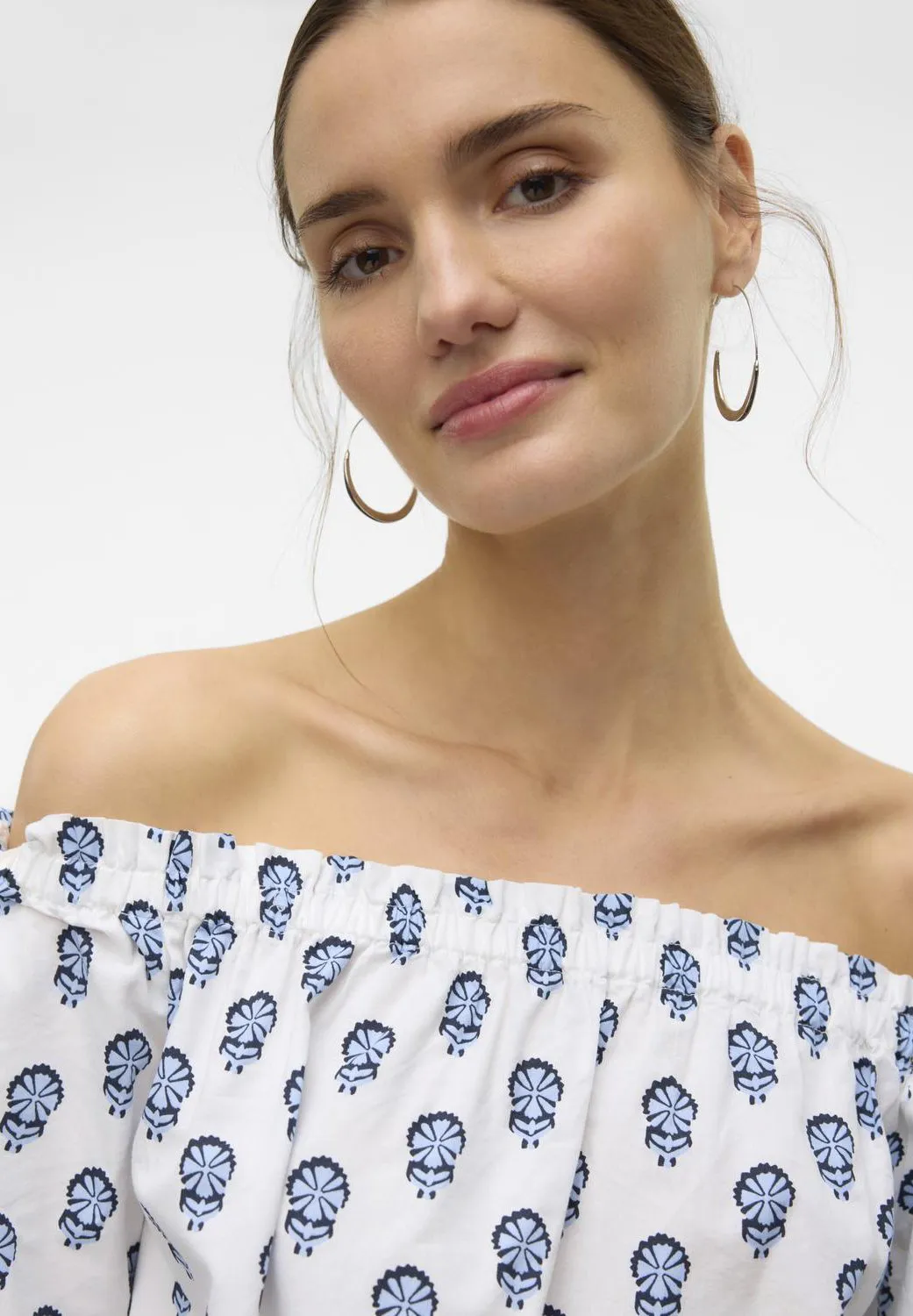VMMYKONOS OFF SHOULDER - Camicetta