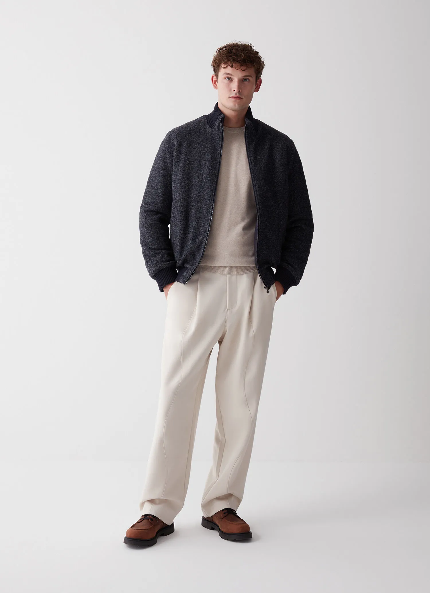 Wool baize coat