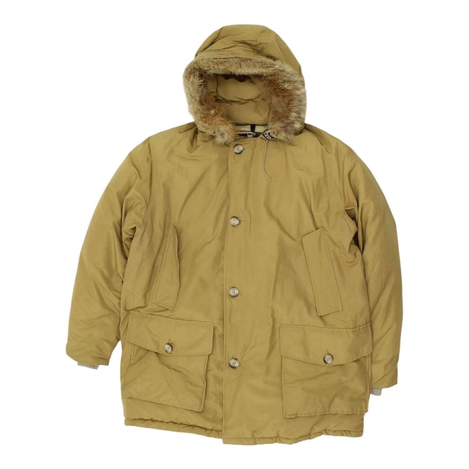 Woolrich Mens Padded Fur Trim Hooded Parka Jacket | Vintage Outdoors Trekking
