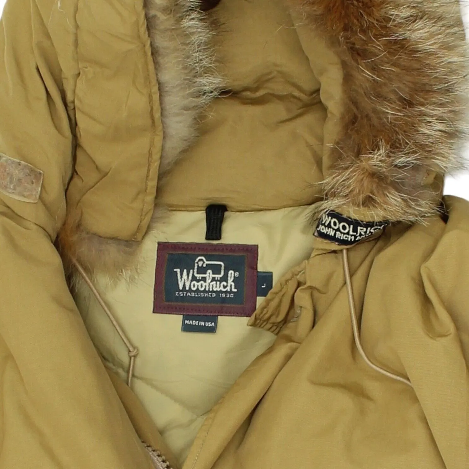 Woolrich Mens Padded Fur Trim Hooded Parka Jacket | Vintage Outdoors Trekking