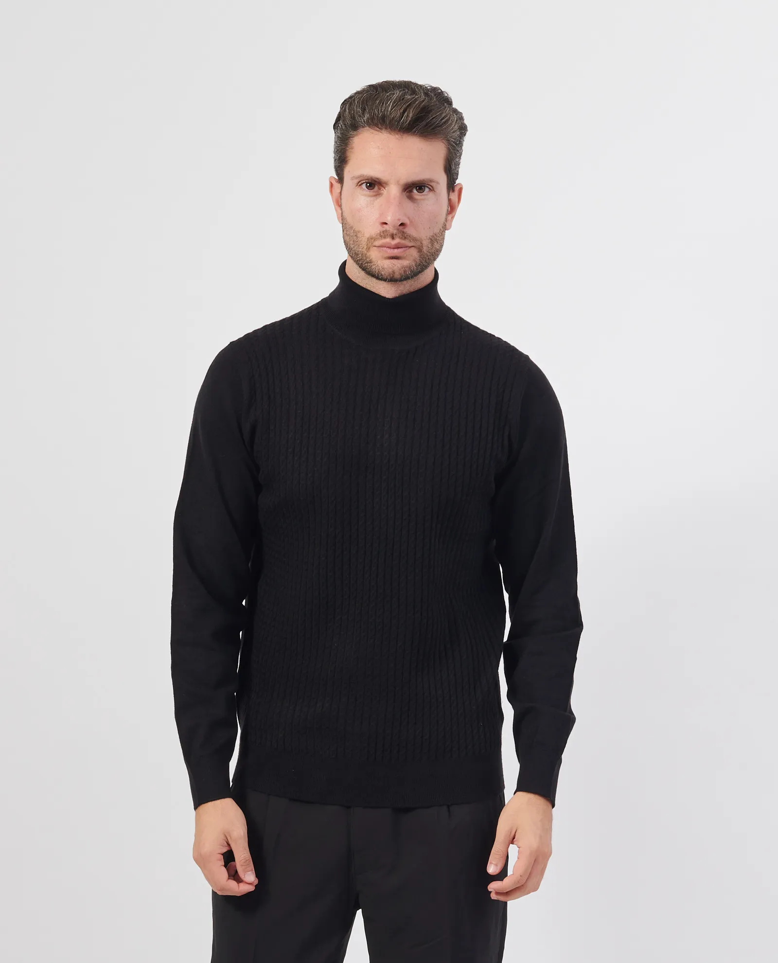 YES ZEE      Maglione a collo alto Yes Zee in misto lana