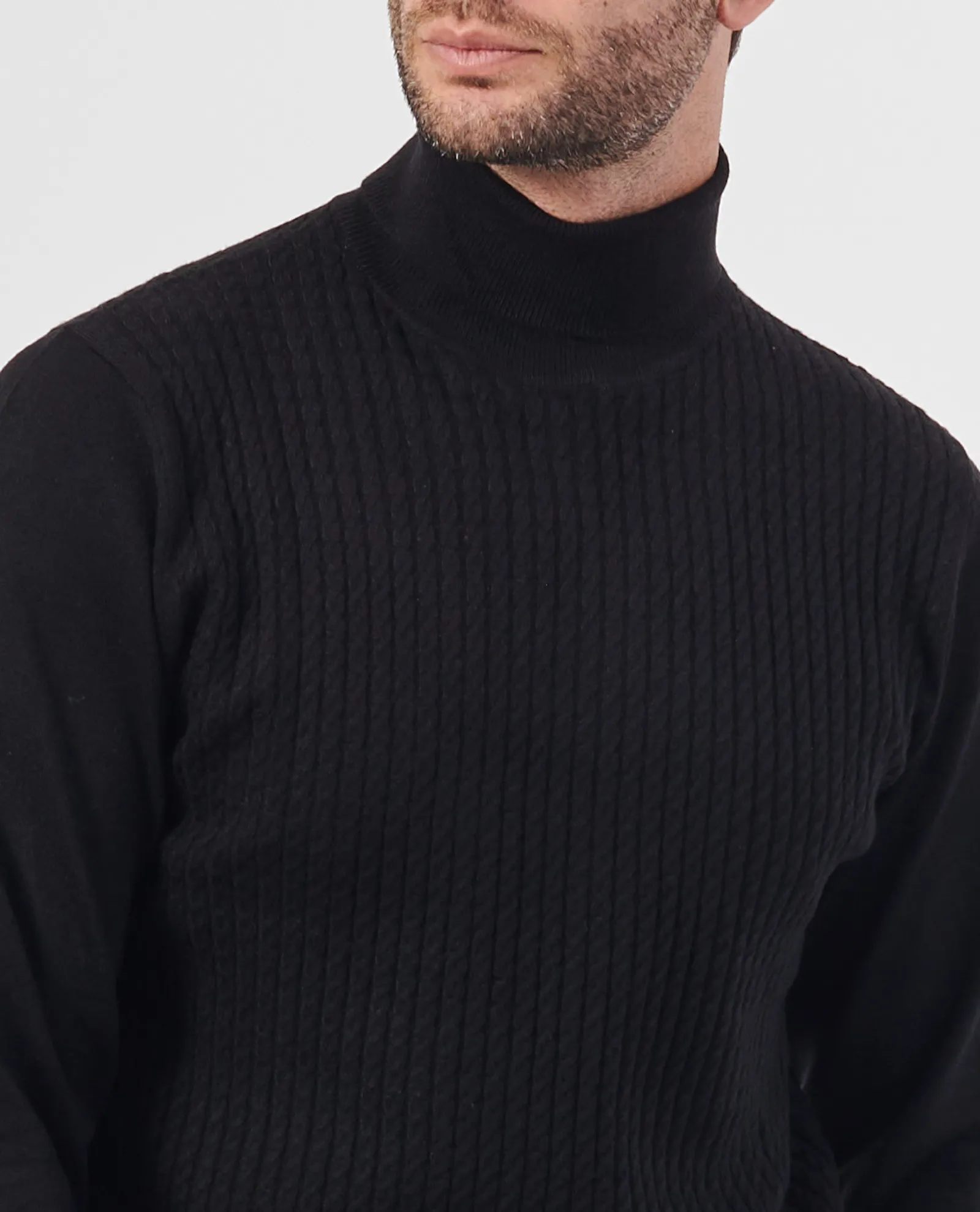 YES ZEE      Maglione a collo alto Yes Zee in misto lana
