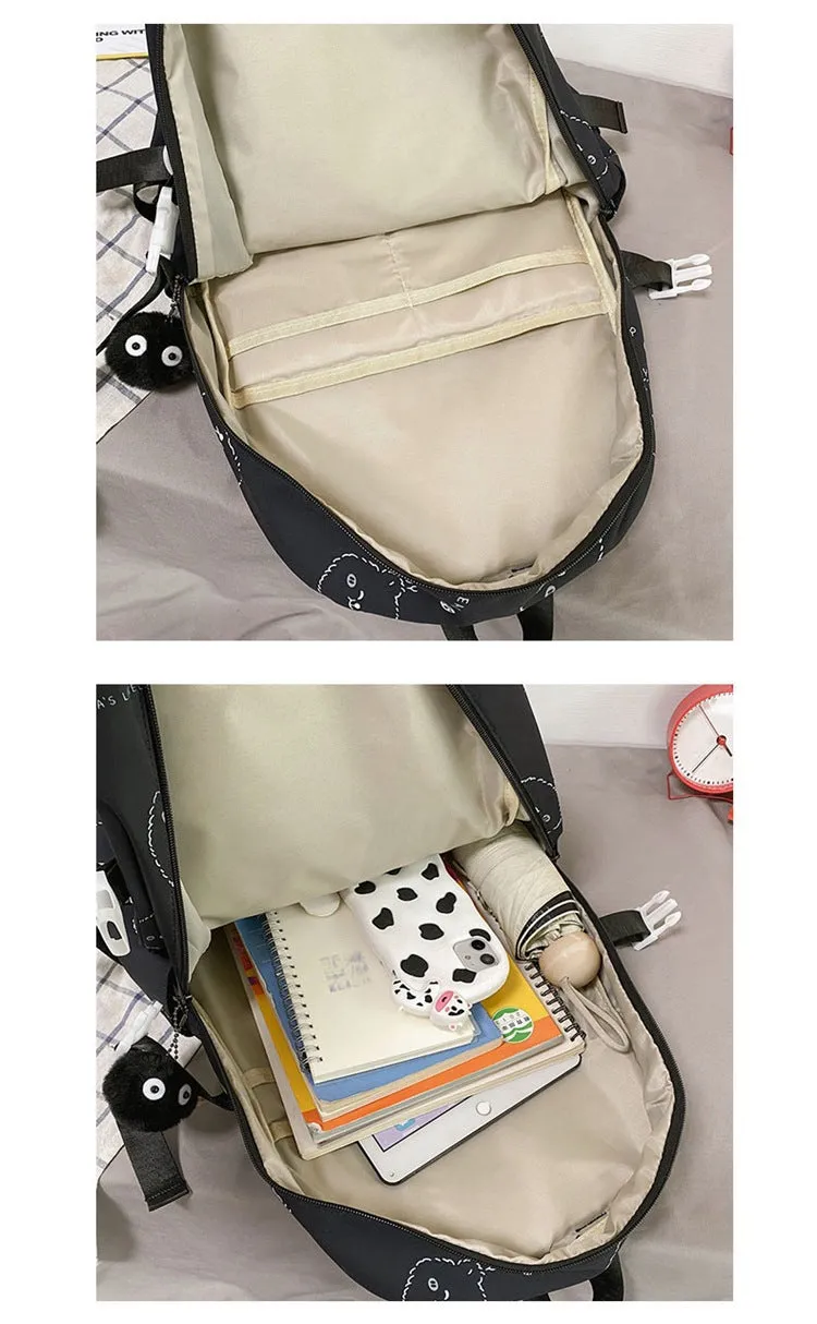 Zaino scuola stile harajuku girl orsacchiotti