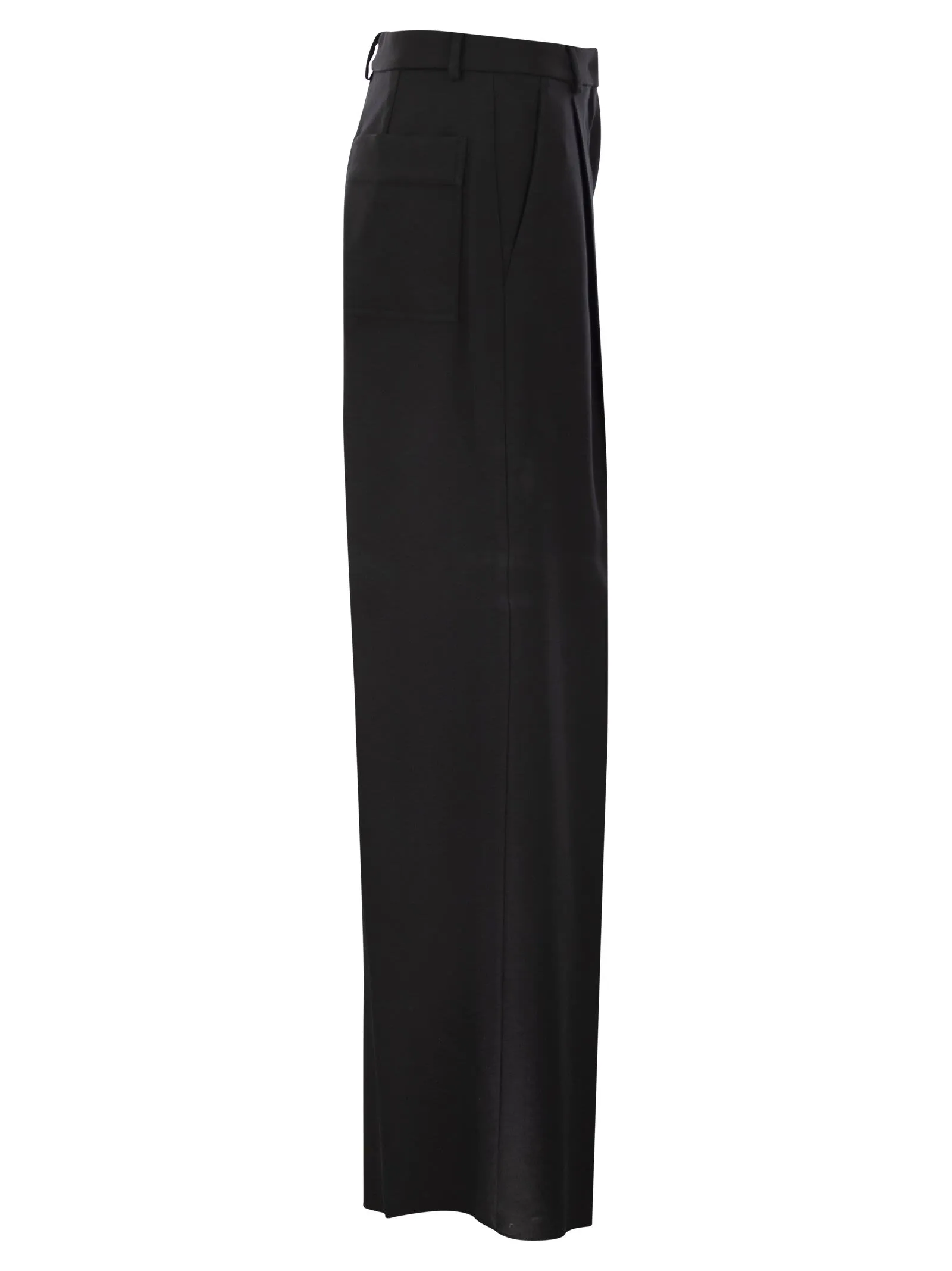 ZIRLO – Wide leg trousers in cotton and viscose